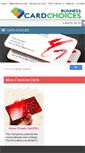 Mobile Screenshot of businesscardchoices.com